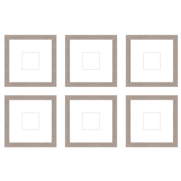 Gallery Wall - The Grids #G606 Jensen / Rustic Gray Gallery Walls Made Easy