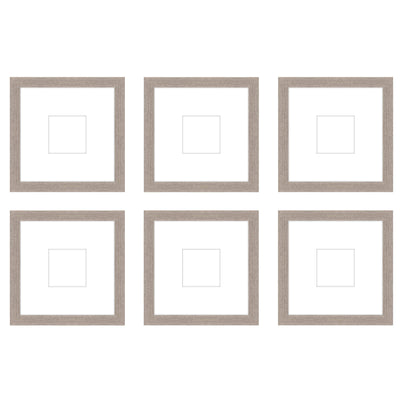 Gallery Wall - The Grids #G606 Jensen / Rustic Gray Gallery Walls Made Easy