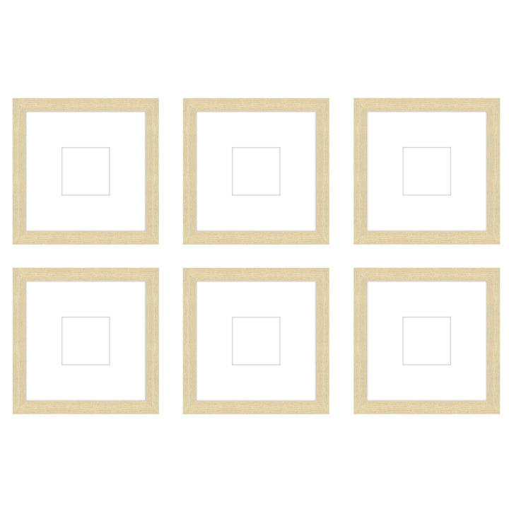 Gallery Wall - The Grids #G606 Jensen / Wheat Gallery Walls Made Easy