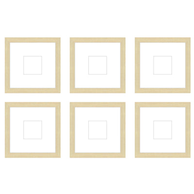 Gallery Wall - The Grids #G606 Jensen / Wheat Gallery Walls Made Easy