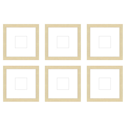 Gallery Wall - The Grids #G606 Jensen / Wheat Gallery Walls Made Easy
