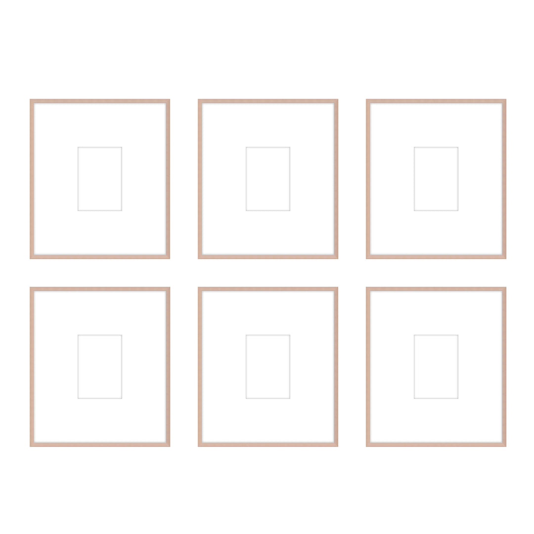 Gallery Wall - The Grids #G607 Ashton (Flat) / Rose Gold Gallery Walls Made Easy