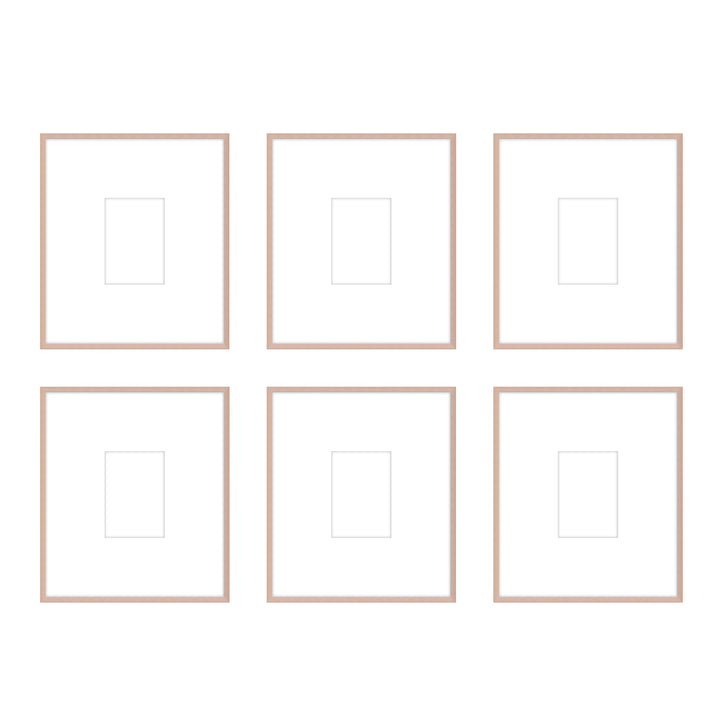 Gallery Wall - The Grids #G607 Ashton (Flat) / Rose Gold Gallery Walls Made Easy