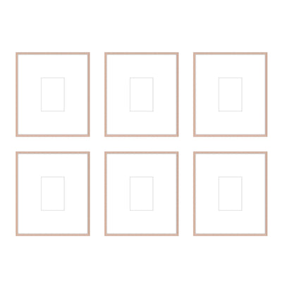 Gallery Wall - The Grids #G607 Ashton (Flat) / Rose Gold Gallery Walls Made Easy
