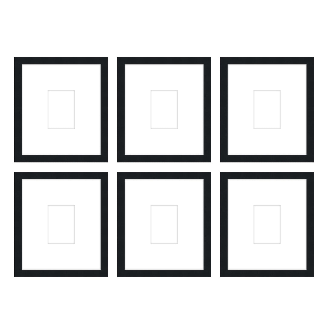 Gallery Wall - The Grids #G607 Darby / Black Satin Gallery Walls Made Easy