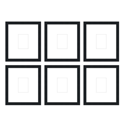 Gallery Wall - The Grids #G607 Darby / Black Satin Gallery Walls Made Easy