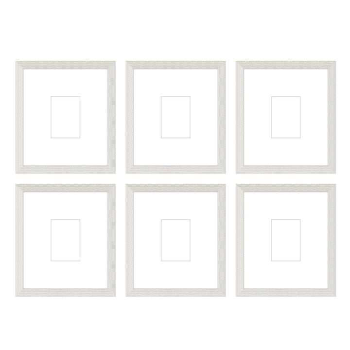 Gallery Wall - The Grids #G607 Darby / White Wash Gallery Walls Made Easy