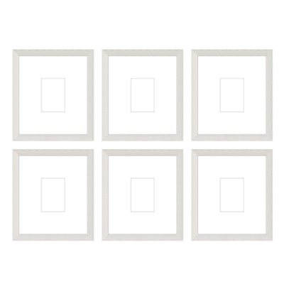 Gallery Wall - The Grids #G607 Darby / White Wash Gallery Walls Made Easy