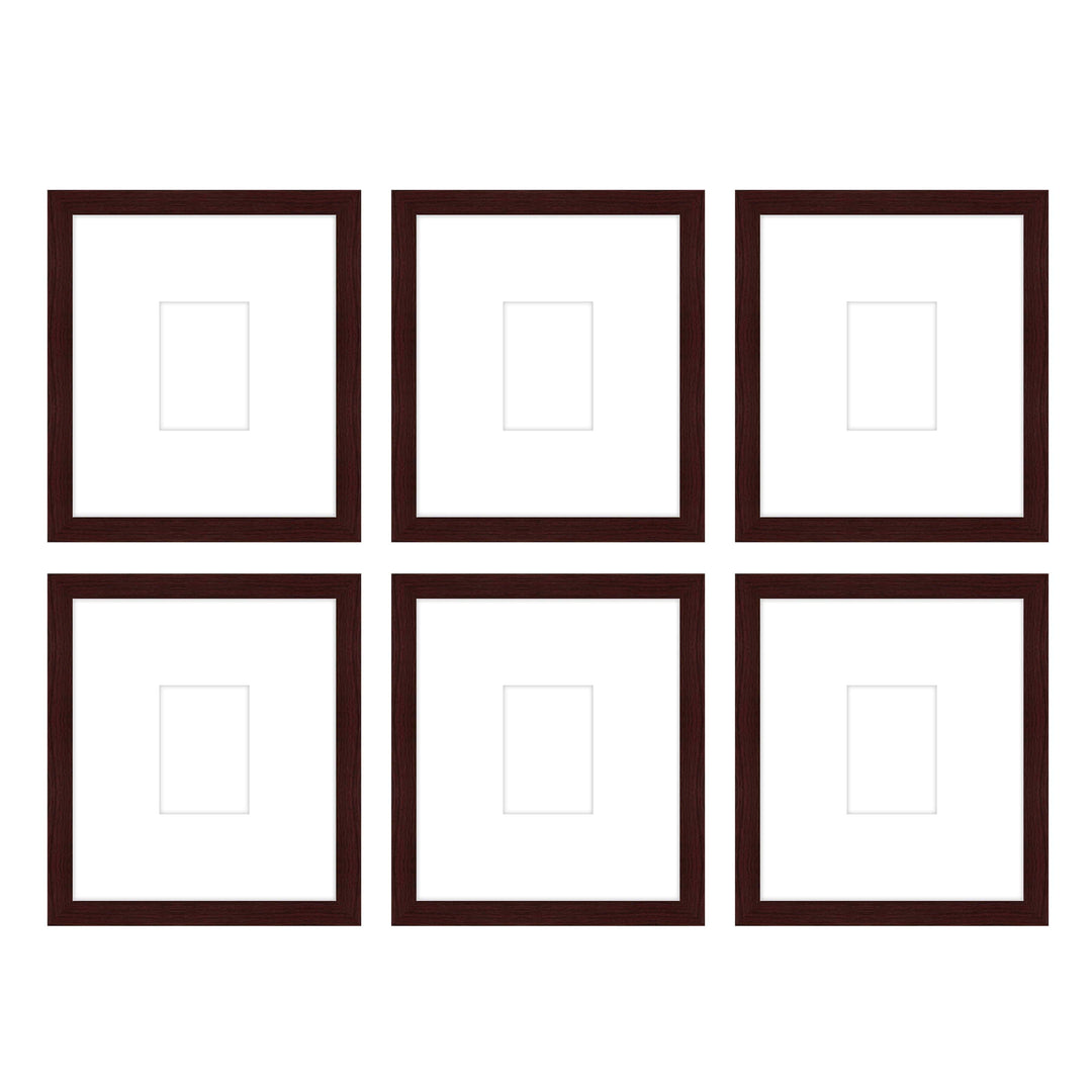 Gallery Wall - The Grids #G607 Jensen / Merlot Gallery Walls Made Easy