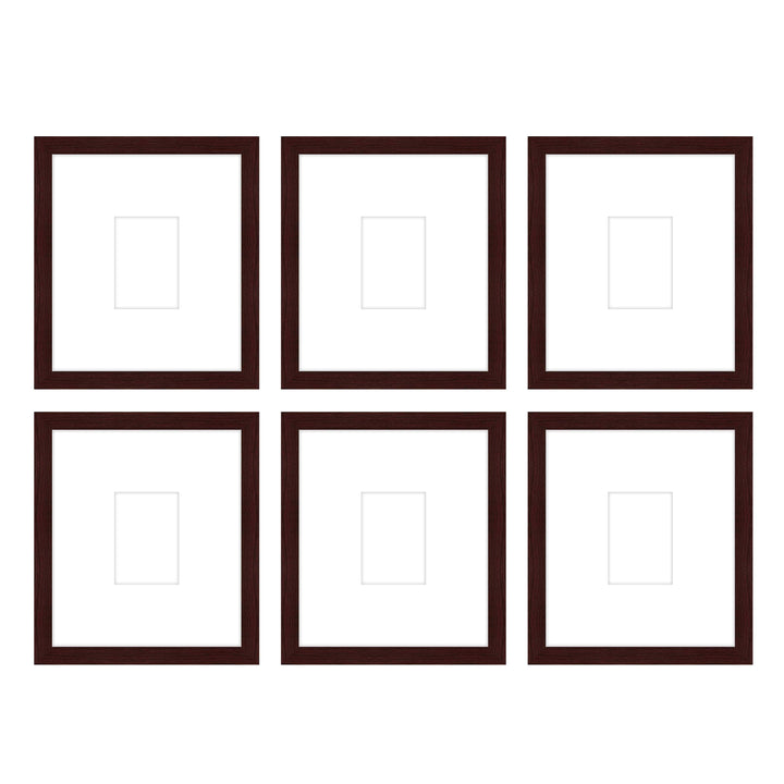 Gallery Wall - The Grids #G607 Jensen / Merlot Gallery Walls Made Easy