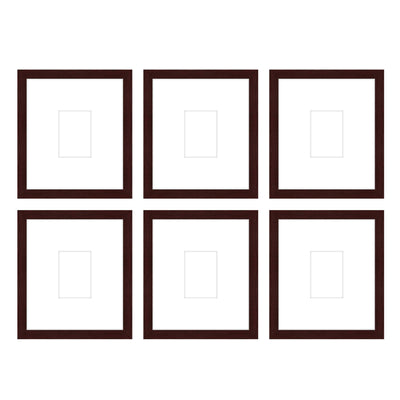 Gallery Wall - The Grids #G607 Jensen / Merlot Gallery Walls Made Easy