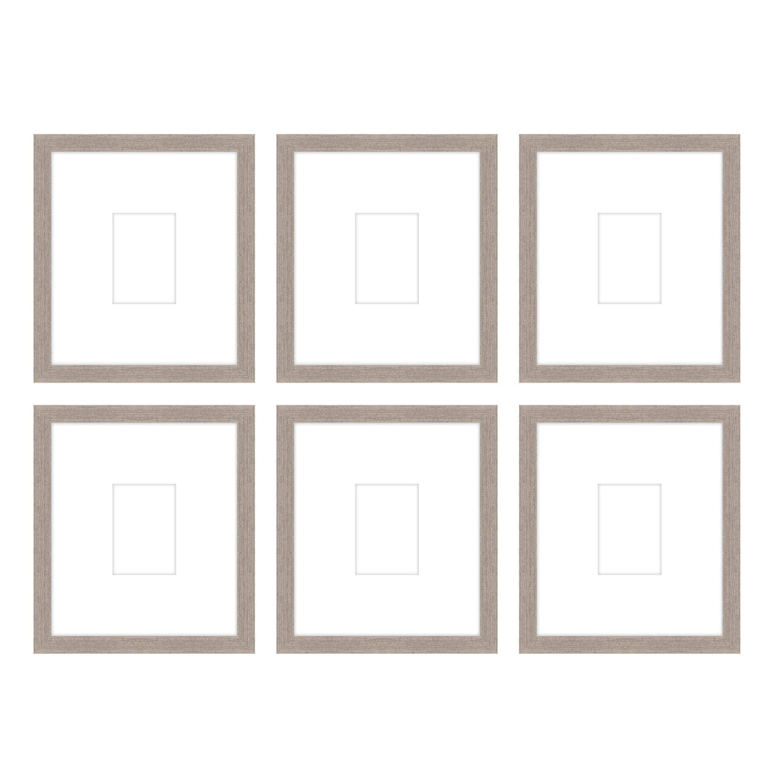 Gallery Wall - The Grids #G607 Jensen / Rustic Gray Gallery Walls Made Easy