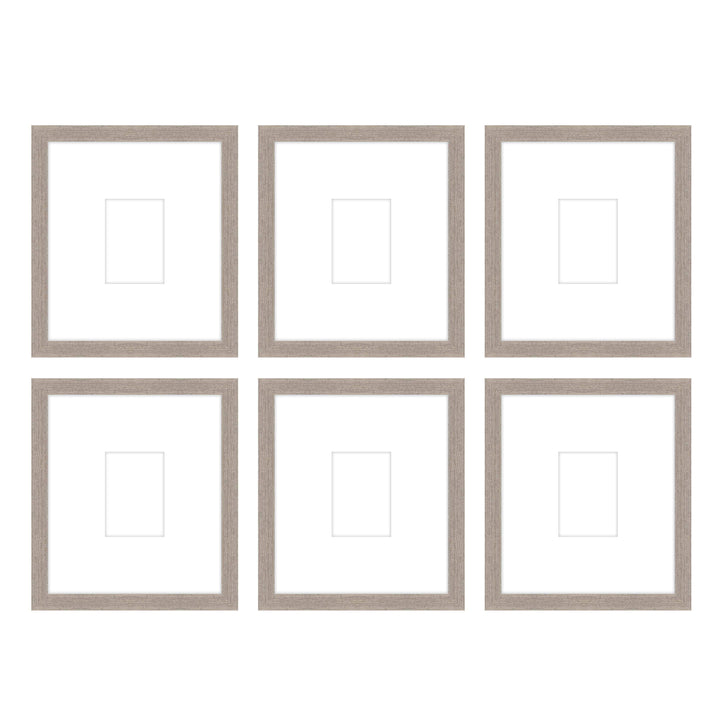 Gallery Wall - The Grids #G607 Jensen / Rustic Gray Gallery Walls Made Easy