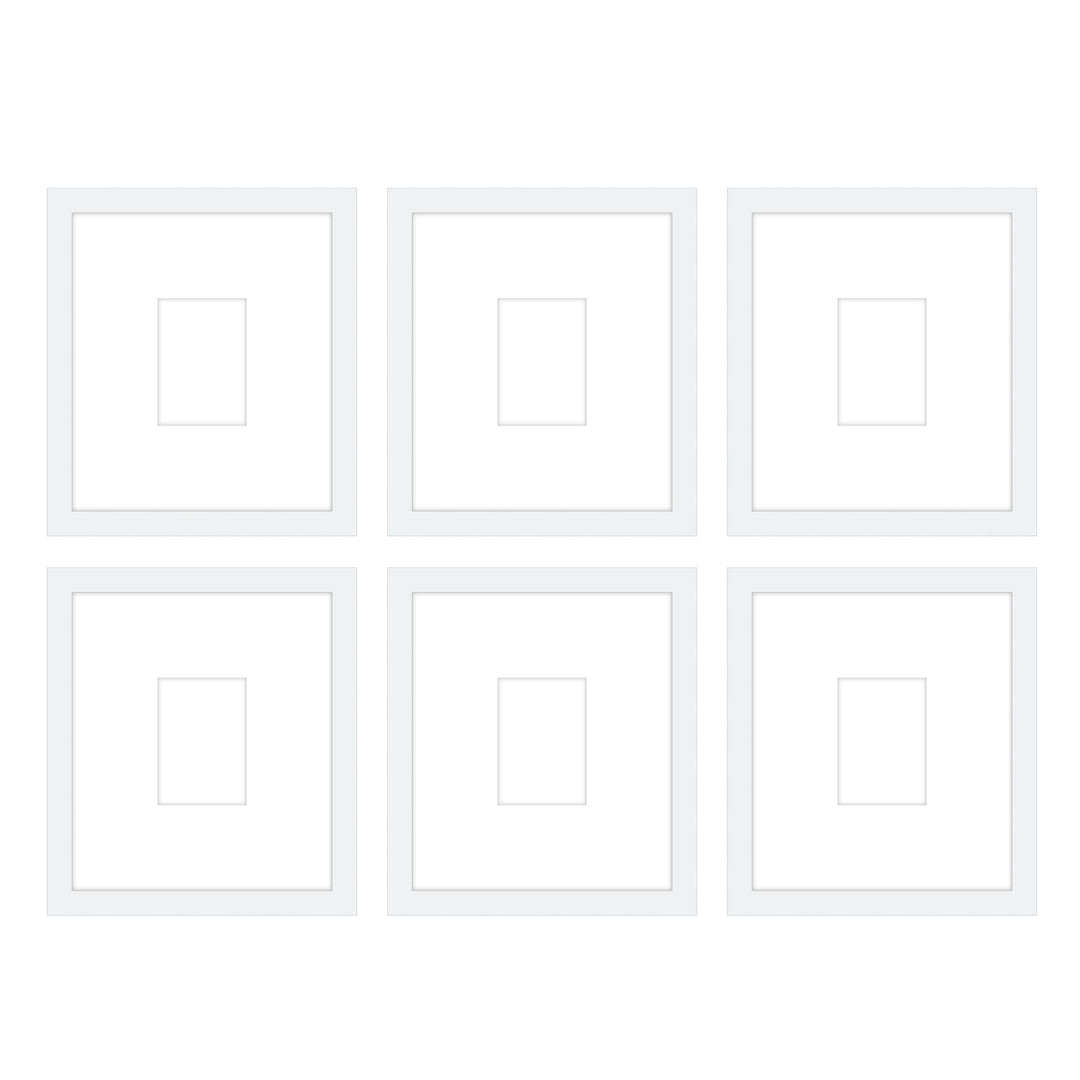Gallery Wall - The Grids #G607 Jensen / White Gallery Walls Made Easy