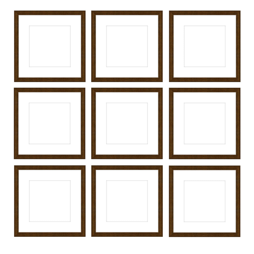 Gallery Wall - The Grids #G902 Darby / Cocoa Gallery Walls Made Easy