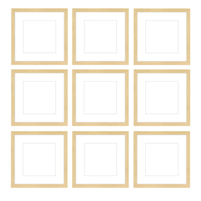 Gallery Wall - The Grids #G902 Darby / Sand Gallery Walls Made Easy