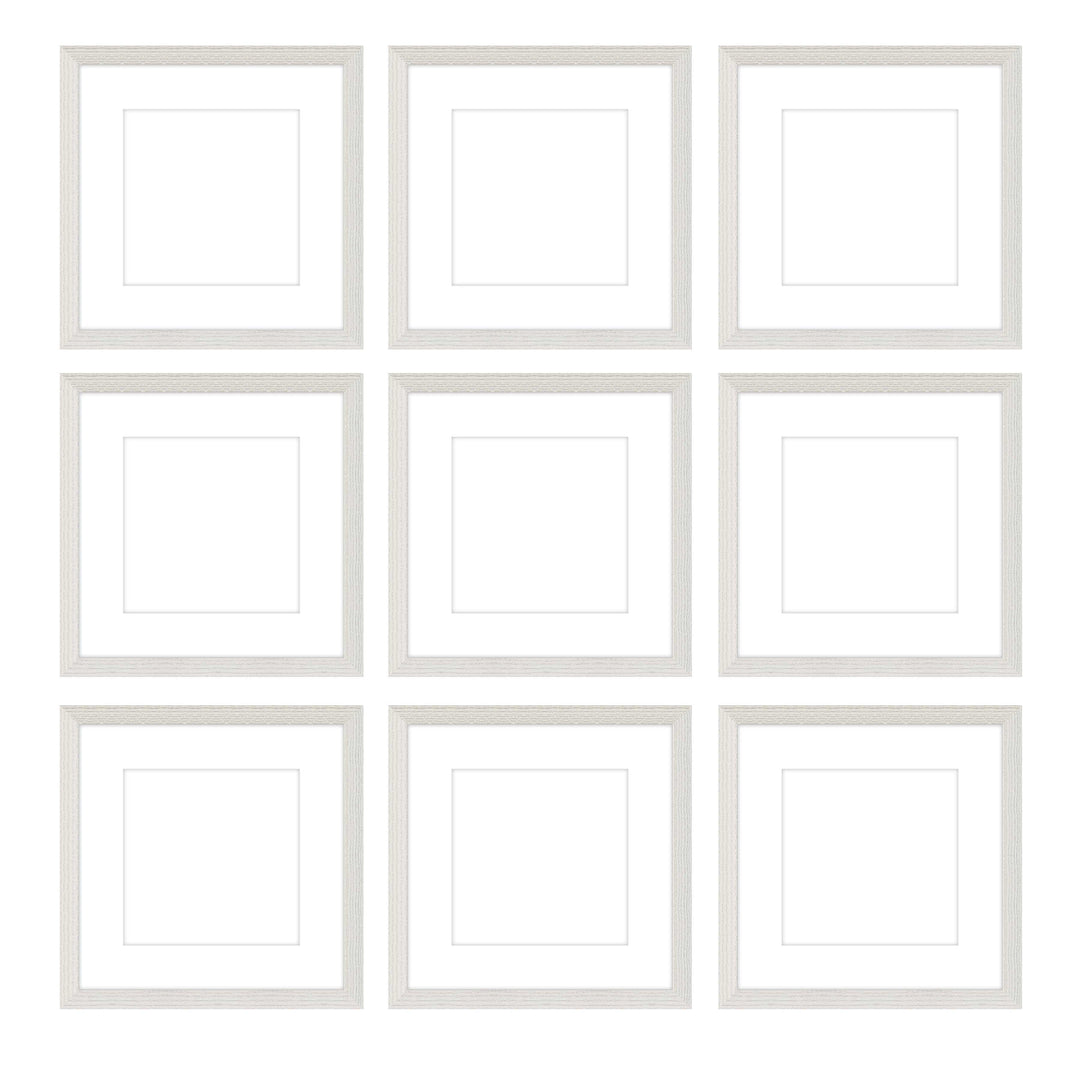 Gallery Wall - The Grids #G902 Darby / White Wash Gallery Walls Made Easy