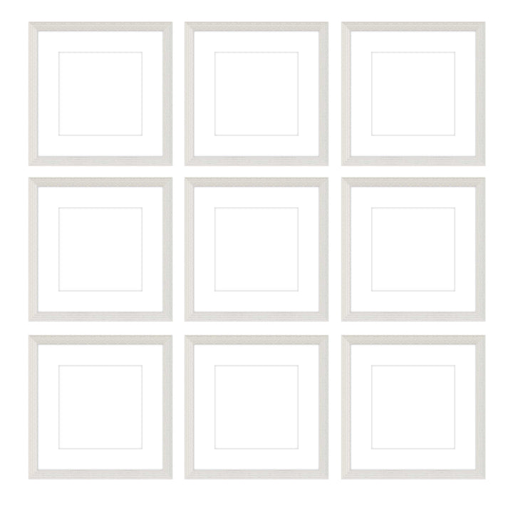 Gallery Wall - The Grids #G902 Darby / White Wash Gallery Walls Made Easy