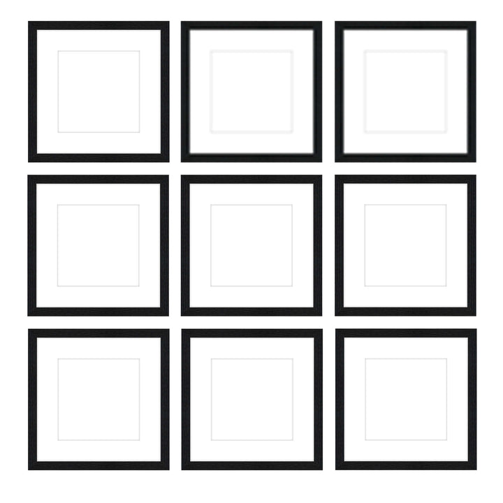Gallery Wall - The Grids #G902 Jensen / Black Grain Gallery Walls Made Easy