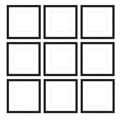 Gallery Wall - The Grids #G902 Jensen / Black Grain Gallery Walls Made Easy