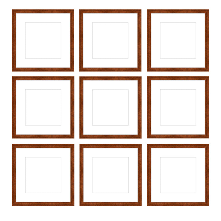 Gallery Wall - The Grids #G902 Jensen / Russet Gallery Walls Made Easy