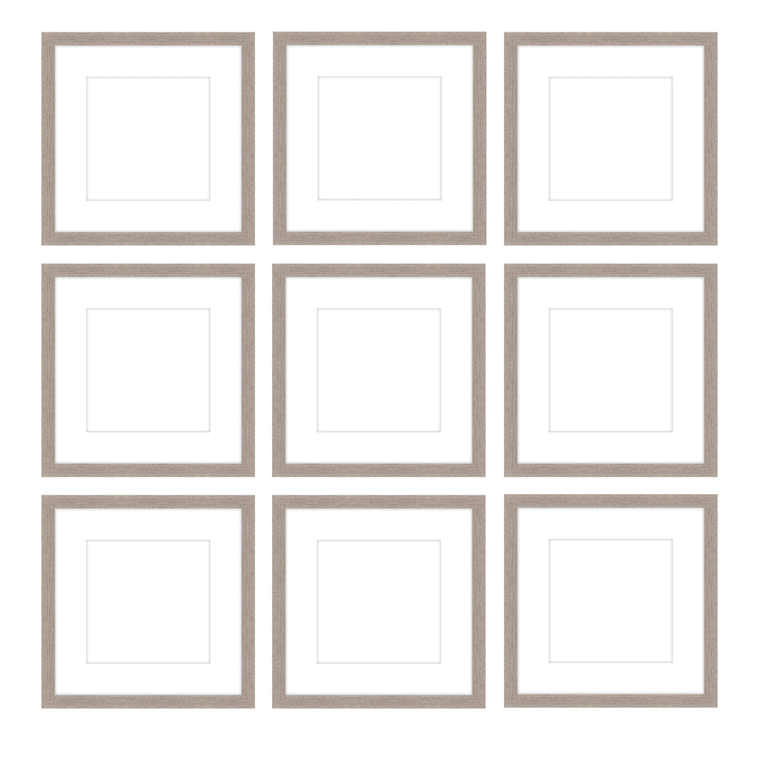 Gallery Wall - The Grids #G902 Jensen / Rustic Gray Gallery Walls Made Easy