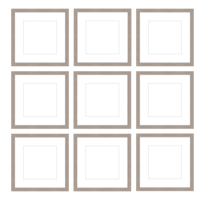 Gallery Wall - The Grids #G902 Jensen / Rustic Gray Gallery Walls Made Easy