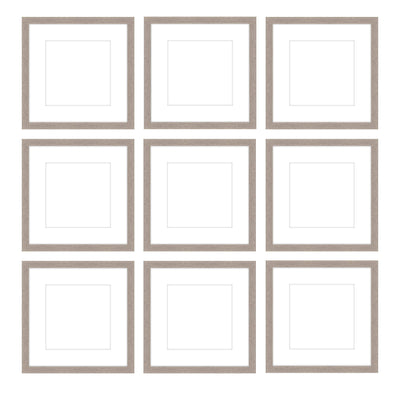 Gallery Wall - The Grids #G902 Jensen / Rustic Gray Gallery Walls Made Easy