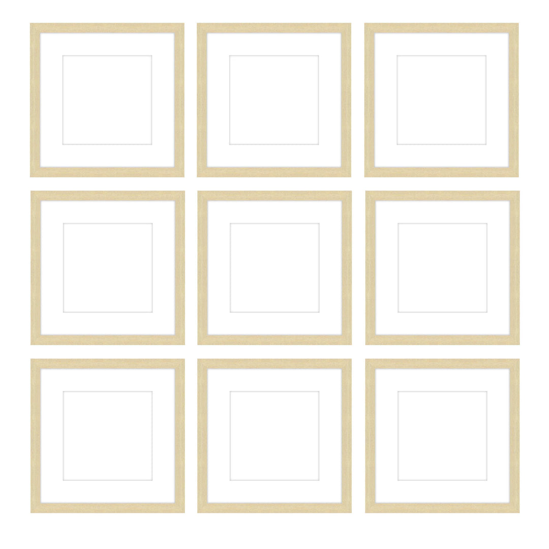 Gallery Wall - The Grids #G902 Jensen / Wheat Gallery Walls Made Easy