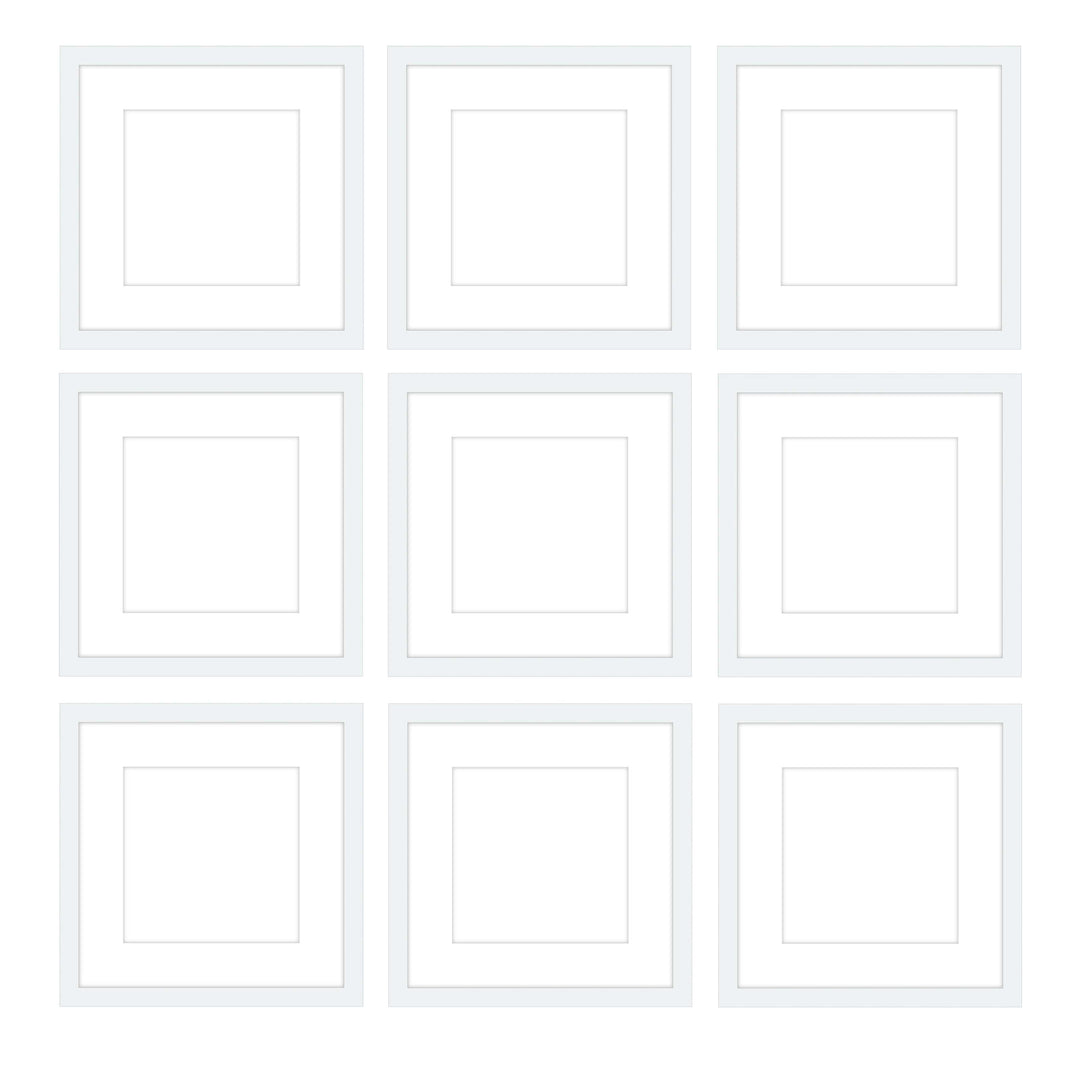 Gallery Wall - The Grids #G902 Jensen / White Gallery Walls Made Easy