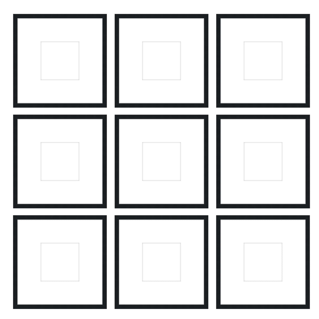 Gallery Wall -The Grids #G903 Darby / Black Satin Gallery Walls Made Easy