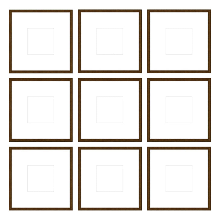 Gallery Wall -The Grids #G903 Darby / Cocoa Gallery Walls Made Easy
