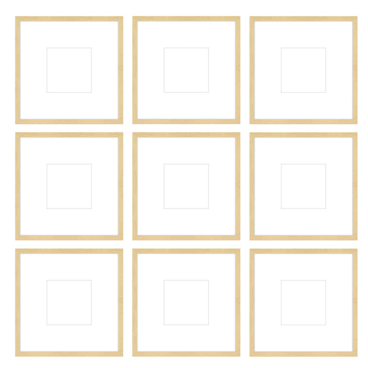 Gallery Wall -The Grids #G903 Darby / Sand Gallery Walls Made Easy