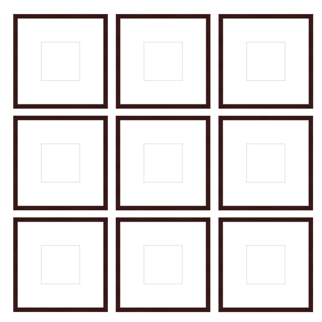 Gallery Wall -The Grids #G903 Jensen / Merlot Gallery Walls Made Easy