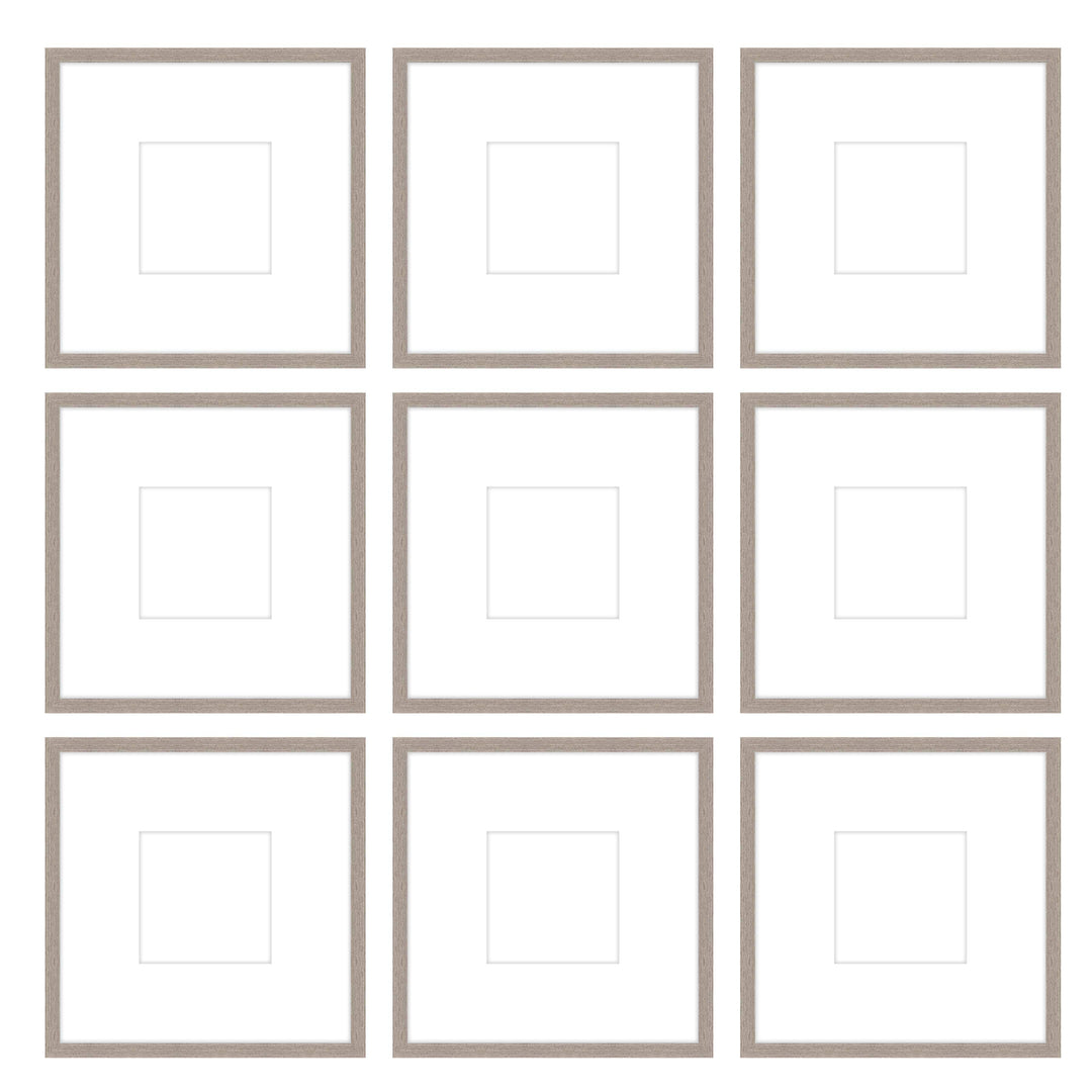 Gallery Wall -The Grids #G903 Jensen / Rustic Gray Gallery Walls Made Easy