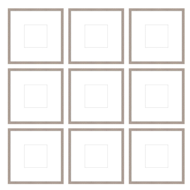 Gallery Wall -The Grids #G903 Jensen / Rustic Gray Gallery Walls Made Easy