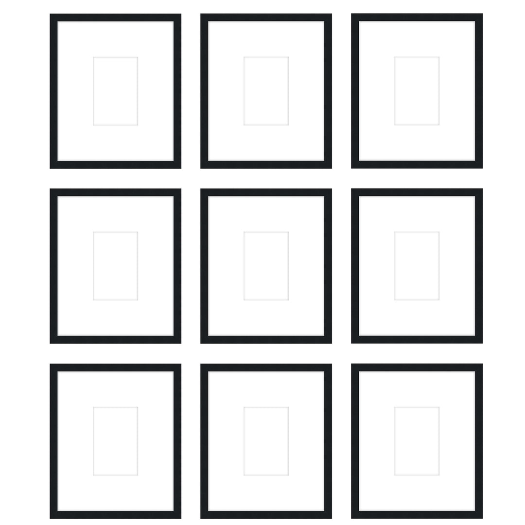 Gallery Wall - The Grids #G904 Darby / Black Satin Gallery Walls Made Easy