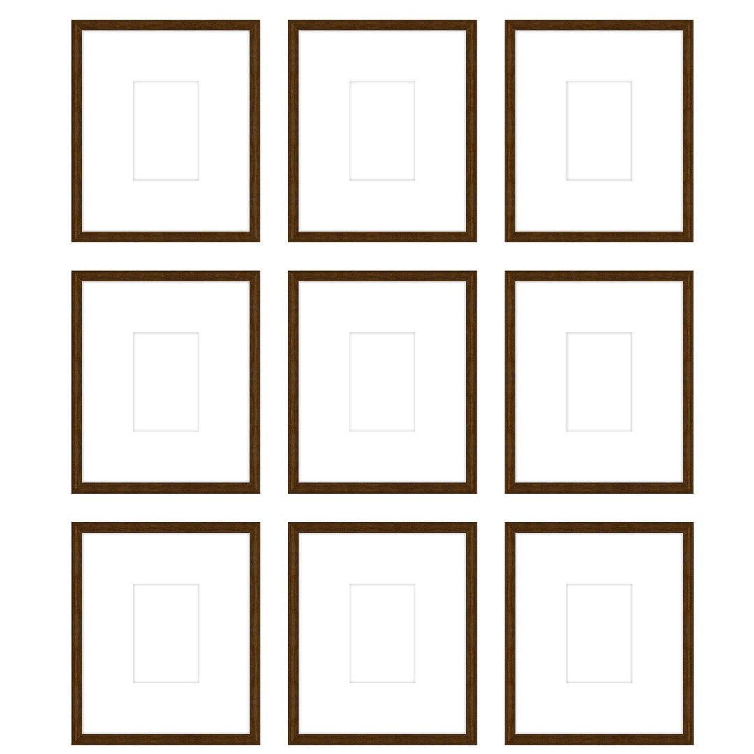 Gallery Wall - The Grids #G904 Darby / Cocoa Gallery Walls Made Easy