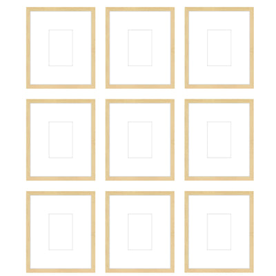 Gallery Wall - The Grids #G904 Darby / Sand Gallery Walls Made Easy