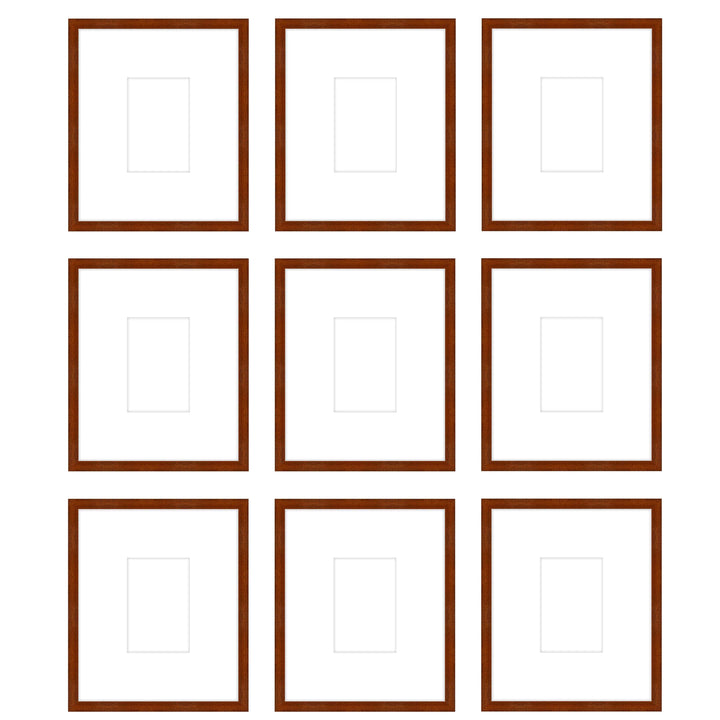 Gallery Wall - The Grids #G904 Darby / Umber Gallery Walls Made Easy