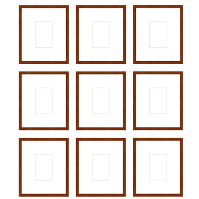 Gallery Wall - The Grids #G904 Darby / Umber Gallery Walls Made Easy