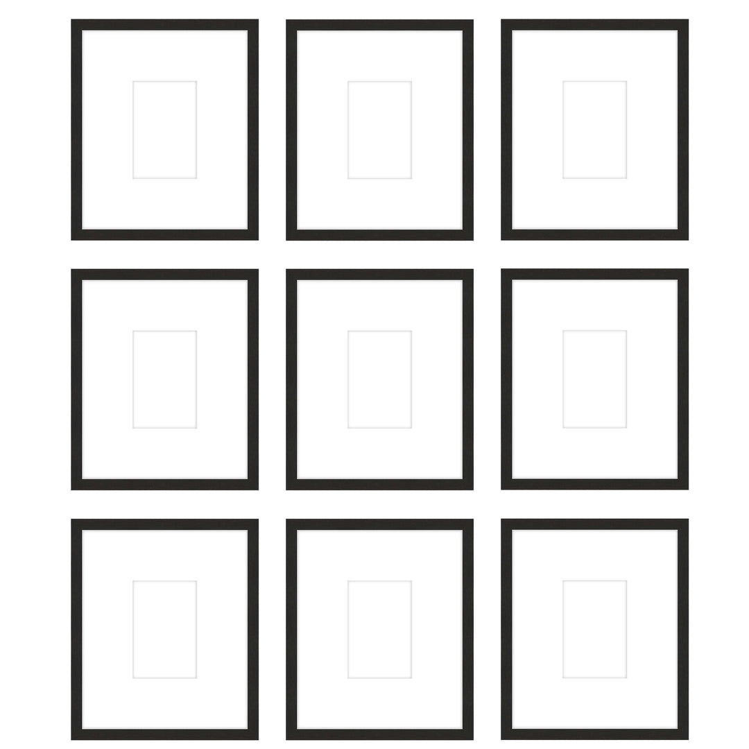 Gallery Wall - The Grids #G904 Jensen / Coffee Gallery Walls Made Easy