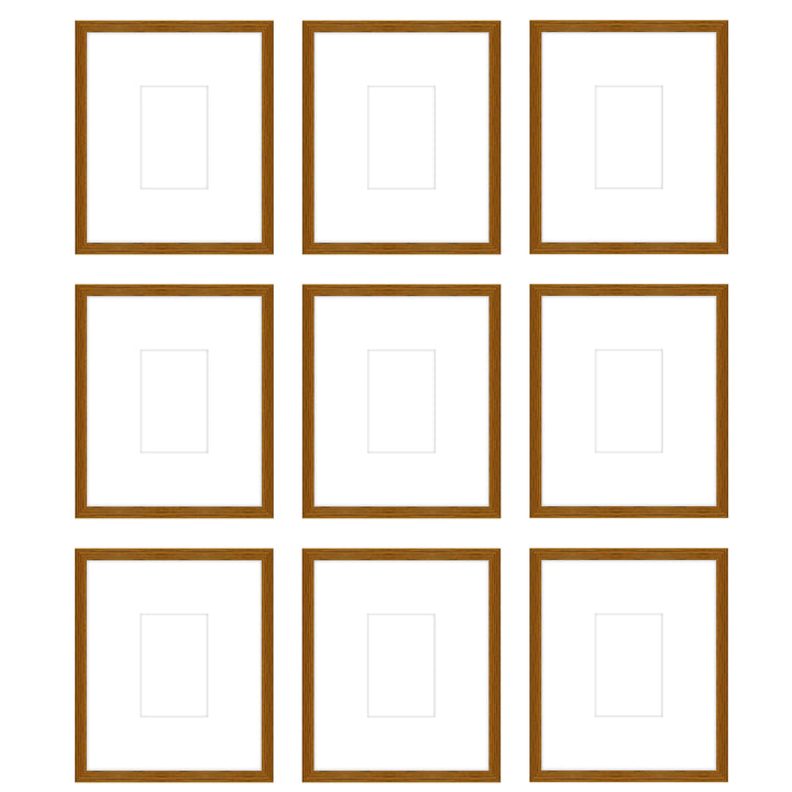 Gallery Wall - The Grids #G904 Jensen / Hazel Gallery Walls Made Easy