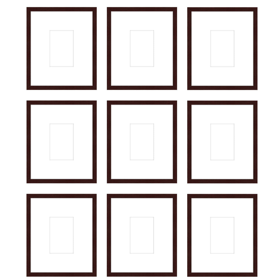 Gallery Wall - The Grids #G904 Jensen / Merlot Gallery Walls Made Easy