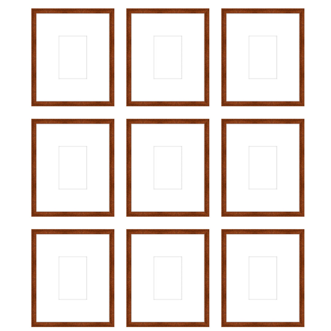 Gallery Wall - The Grids #G904 Jensen / Russet Gallery Walls Made Easy