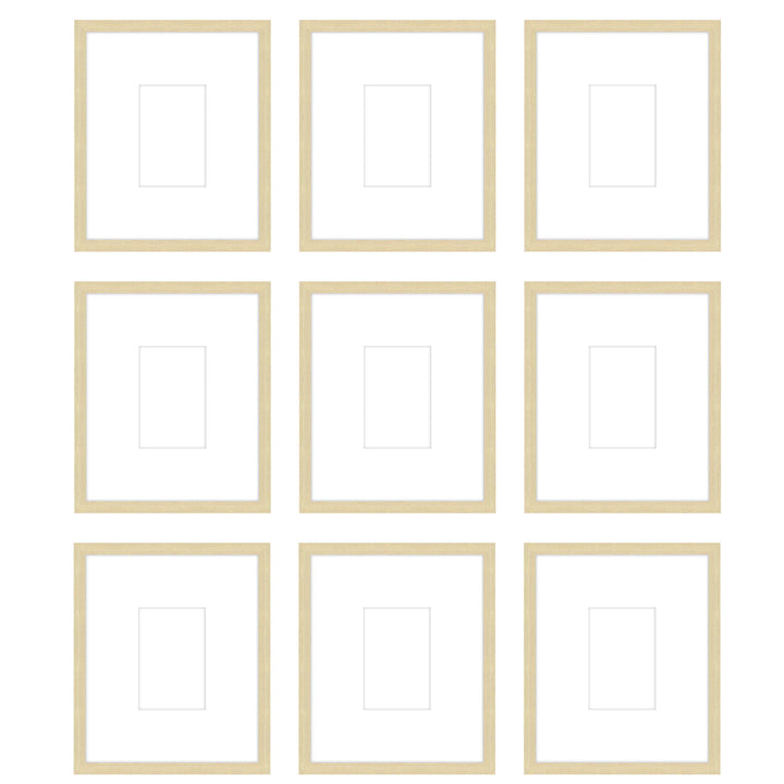 Gallery Wall - The Grids #G904 Jensen / Wheat Gallery Walls Made Easy