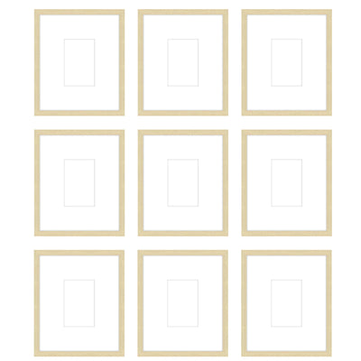 Gallery Wall - The Grids #G904 Jensen / Wheat Gallery Walls Made Easy