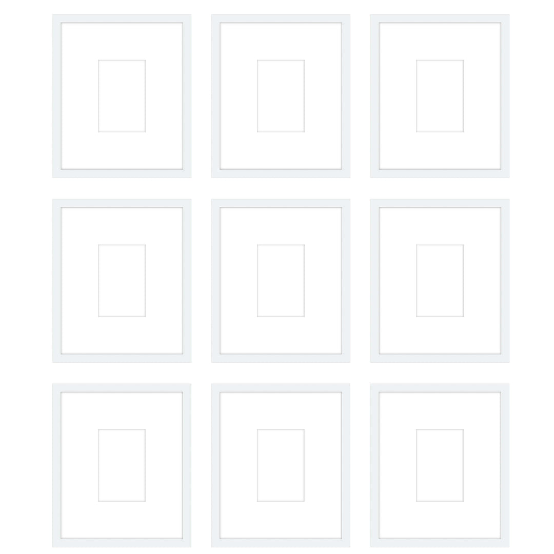 Gallery Wall - The Grids #G904 Jensen / White Gallery Walls Made Easy