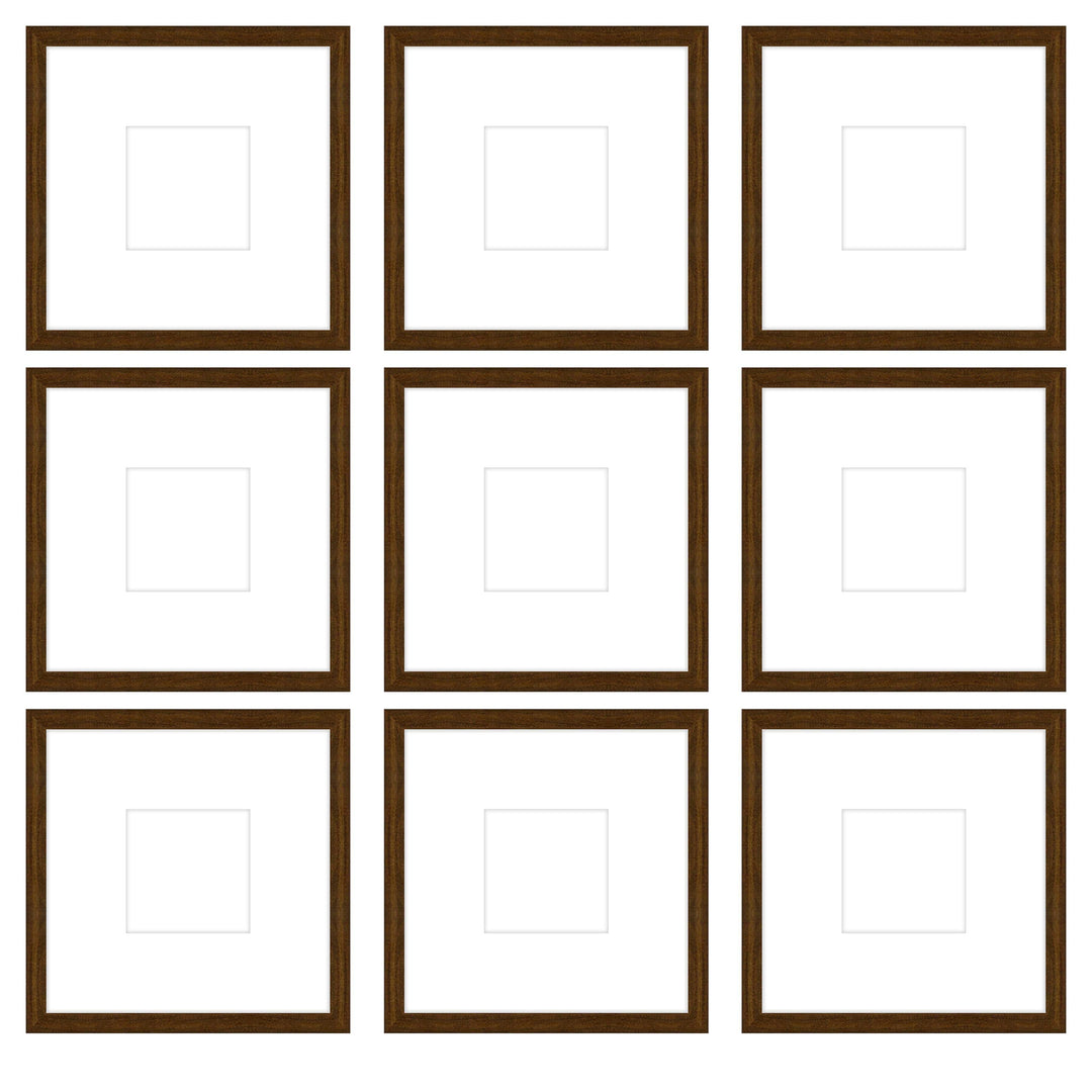 Gallery Wall - The Grids #G905 Darby / Cocoa Gallery Walls Made Easy