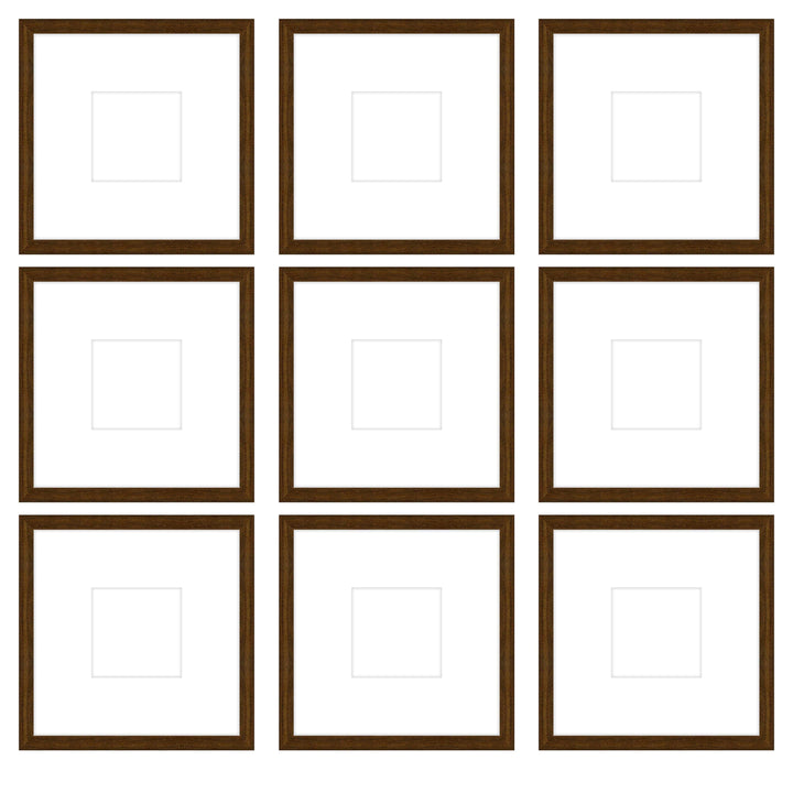Gallery Wall - The Grids #G905 Darby / Cocoa Gallery Walls Made Easy